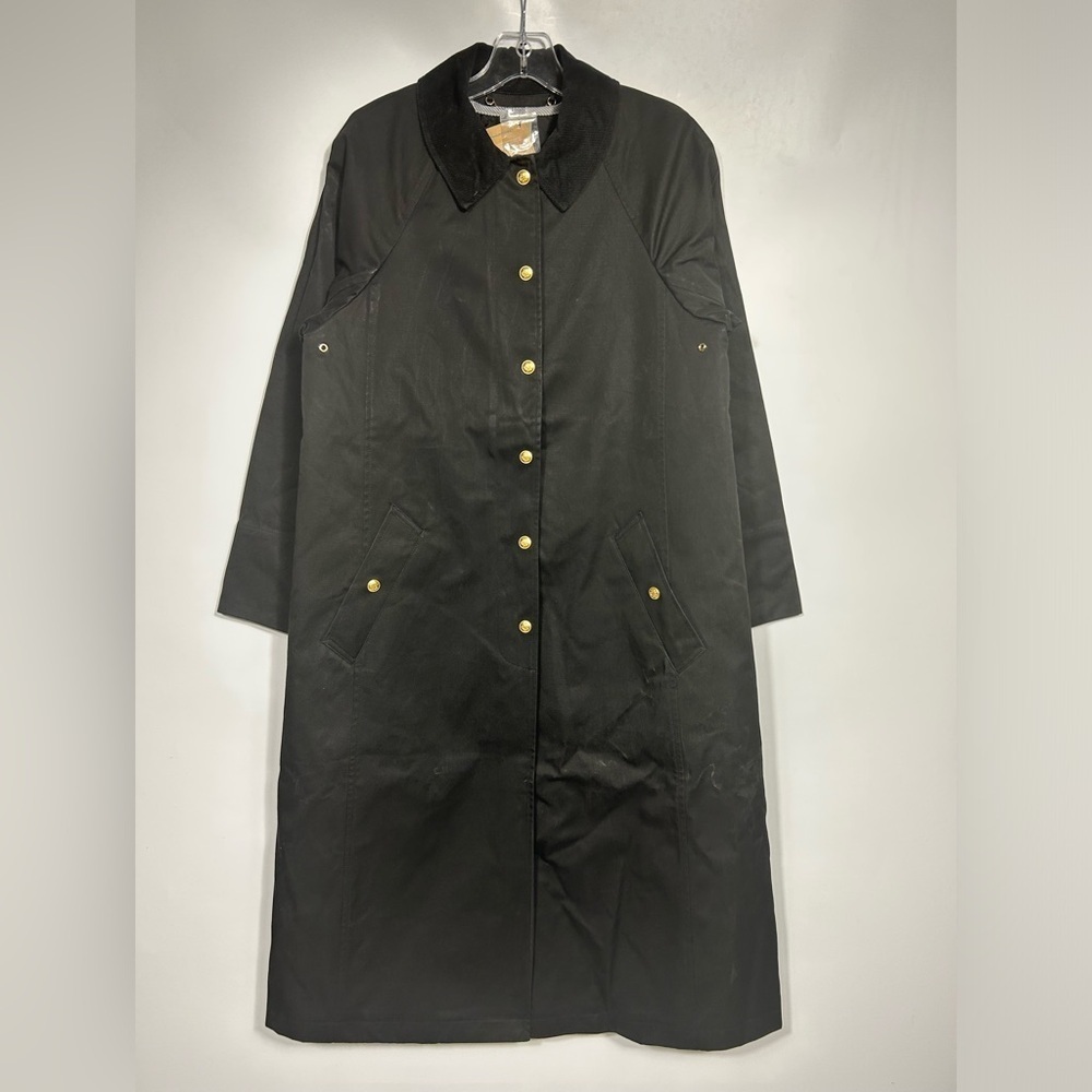 NEW J.Crew Long Barn Jacket™ in waxed cotton twill - Picture 5 of 14